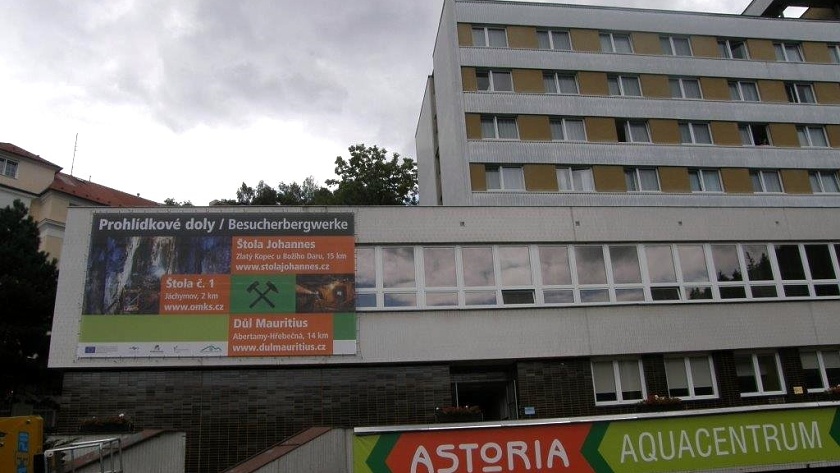 Nové poutače v Jáchymově